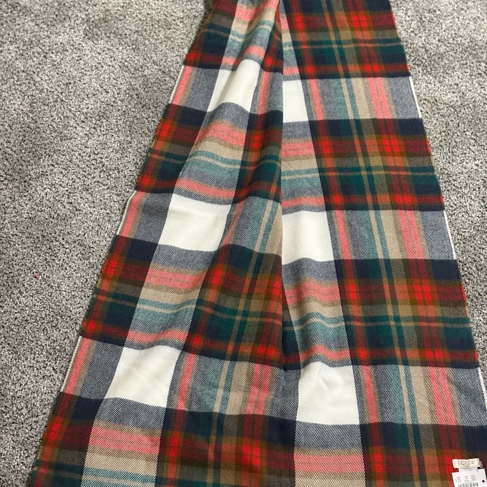 J. Crew Multicolor Plaid Scarf - Picture 13 of 13